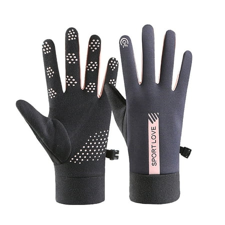 

Velvet Warm Gloves Women S Autumn And Winter Outdoor Driving Cold Proof Non Slip Men S And Women S Same Style Riding Gloves.. Reusable Dish Gloves