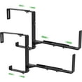 thumbnail image 2 of 2Pcs Jardinière Boîte Supports Réglables Fenêtre Boîte Supports Robuste Robuste Robuste Hanger Boîte à Fleurs Réutilisable Support de Support Facile à Installer pour Cour Intérieure Jardin Extérieur Clôture Balco, 2 of 6