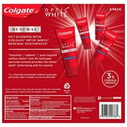 Colgate Optic White Renewal Whitening Toothpaste 4.1 Ounce (Pack of 4)