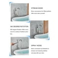 thumbnail image 2 of Zovajonia Freestanding Bathtub Faucet Tub Filler Brushed Nickel Waterfall Floor Mounted, 2 of 12
