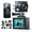 Standard Kit, variant on AKASO Brave 4 Action Camera 4K 30fps Ultra HH Video 20MP Photo EIS WiFi 131FT Waterproof Underwater Camera, Helmet Accessories Kit