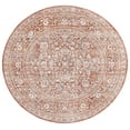 thumbnail image 2 of Safavieh Harlow Dalach Floral Area Rug, Rust/Ivory Gray, 6'3" x 6'3" Round, 2 of 11