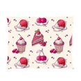thumbnail image 1 of Funda de Almohada ABPHQTO Cupcake Sin Costuras Acuarela 50x75 cm Impresión de dos lados, 1 of 1