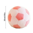 thumbnail image 3 of Wizlet 10 in Soccer Plush Ball Shaped Pillow Toy Football Stuffed Animal Room Decor Pink, 3 of 5