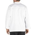 thumbnail image 2 of 2-PACK Chef Code Lorenzo Executive Classic Chef Coat with Cloth Covered Buttons, White, XL, 2 of 2