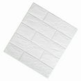thumbnail image 2 of Papel Pintado Decorativo 3D, Panel De Pared De Ladrillo, Inodoro, Impermeable, Autoadhesivo Cortable Para Sala De Estar, 2 of 8
