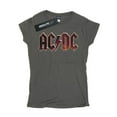 thumbnail image 1 of AC/DC Womens Raw Distressed Logo Cotton T-Shirt, 1 of 5