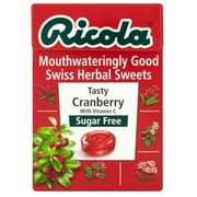 Ricola Tasty Cranberry Swiss Herb Lozenges Sugar Free Candy 45g