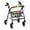 Cat and Floral, variant on HELLHERO Golden Branches Rollator Walker Seat Back Covers & Walker Rollator Seat Back Cover with Washable Waterproof Removable and Washable Stain Proof