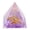 G G, variant on Xecvkr ThreeDimensional Crystal Energy Tower Pyramid Home Desk Office Ornamental Decorative Glue Stone Handicraft Visual Appeal Multicolor 1Piece5*5*5