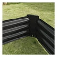 thumbnail image 5 of Elio Outdoor Metal 6×3×x1ft Raised Garden Bed, 6FT Planter Box, Rust-Resistant, Open Bottom, Sturdy Design for Vegetables, Flowers, Herbs, Black, 5 of 8