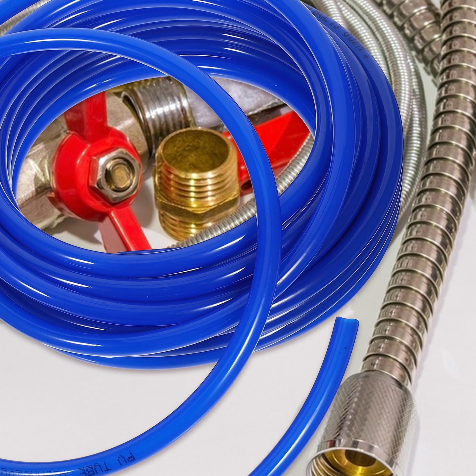 BESTYASH Flexible TPU Air Compressor Hose with Pressure-Resistant Pneumatic Tubing for Performance
