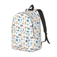 thumbnail image 2 of Balery Undersea Animals Vintage Canvas Backpack for Men and Women - Large Capacity, Durable Travel Laptop Bag for School, Work, Hiking, and Outdoor Activities, 2 of 7