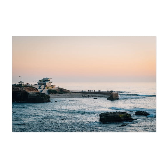 Children's Pool 02 - La Jolla California Photography Unframed Wall Art Print 5 x 7 inches