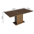 thumbnail image 3 of Mesa de Comedor Rectangular MADESA Tablero de Madera 5275, 3 of 6