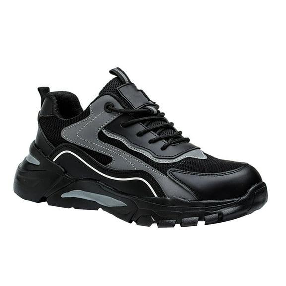 Safety Trainers Mens Steel Toe Cap Trainers Womens Work Trainers Lightweight Puncture Proof Non-Slip Shoes