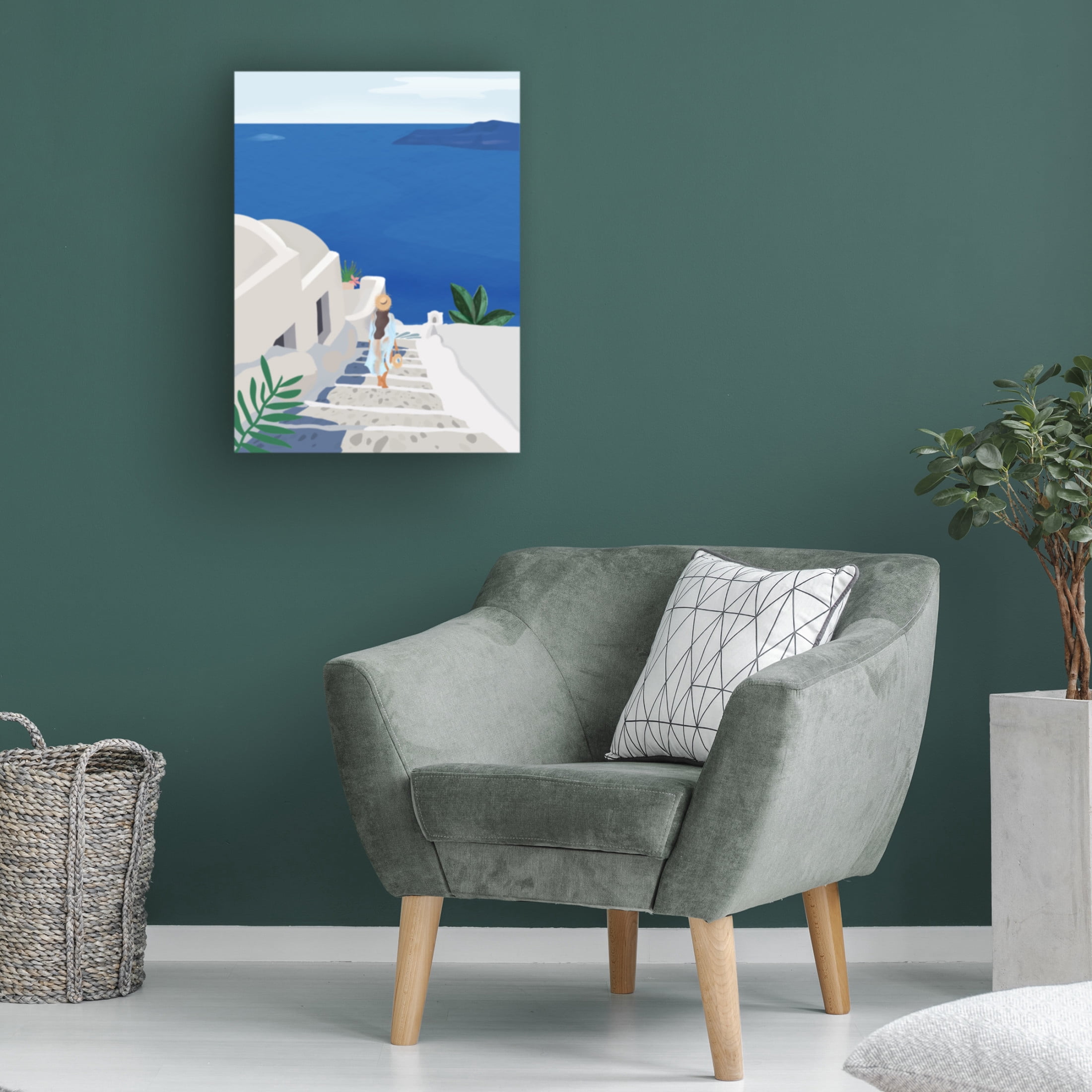 Trademark Fine Art Petra Lizde Into the Blue Canvas Wall Art
