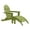 Lime Green, variant on DuroGreen Folding Adirondack Chair With Ottoman, Made With All-Weather Tangent Lumber, Oversized, High End Patio Furniture for Porch, Lawn, Deck, or Fire Pit, No Maintenance, , Navy