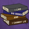 thumbnail image 3 of CafePress - I Like Big Books Dark T Shirt - Men's Classic Graphic Cotton T-Shirt, 3 of 4