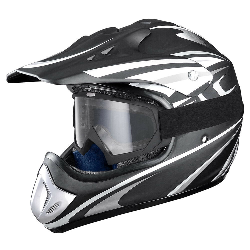 dirt bike helmet glasses