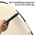 thumbnail image 4 of Foldable Portable Pet Tent, Breathable Canvas Shelter for Small Dogs & Cats, Indoor Outdoor Travel Camping Bed(15.7×14.5）, 4 of 9