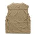 thumbnail image 2 of Men's Hiking Vests Mesh Thin Breathable Lightweight Gillet Camping Hunting Sportswear Sleeveless Jackets Fishing Multi-Pocket Vest Outdoor Travel Cargo Jacket, 2 of 3