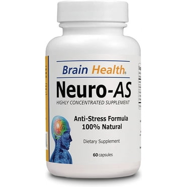 Neuro AS Free Yourself from Stress - Brain Health 60 Caps - Highly Concentrate Supplent - Dietary Supplement