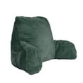 thumbnail image 3 of Home Soft Things Faux Fur Bedrest Pillow - Gunmetal - 20" x 18" x 17", 3 of 8