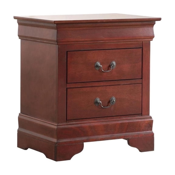 Seaside Nightstand with 2 Drawers - Traditional Bedroom Furniture 22"W x 16"D x 24"H
