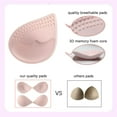 thumbnail image 3 of Rhyski Bra Pads Inserts, Latex Bras Inserts Removable for Women's Sports Cups Bra or Swimsuit Insert, 3 of 8