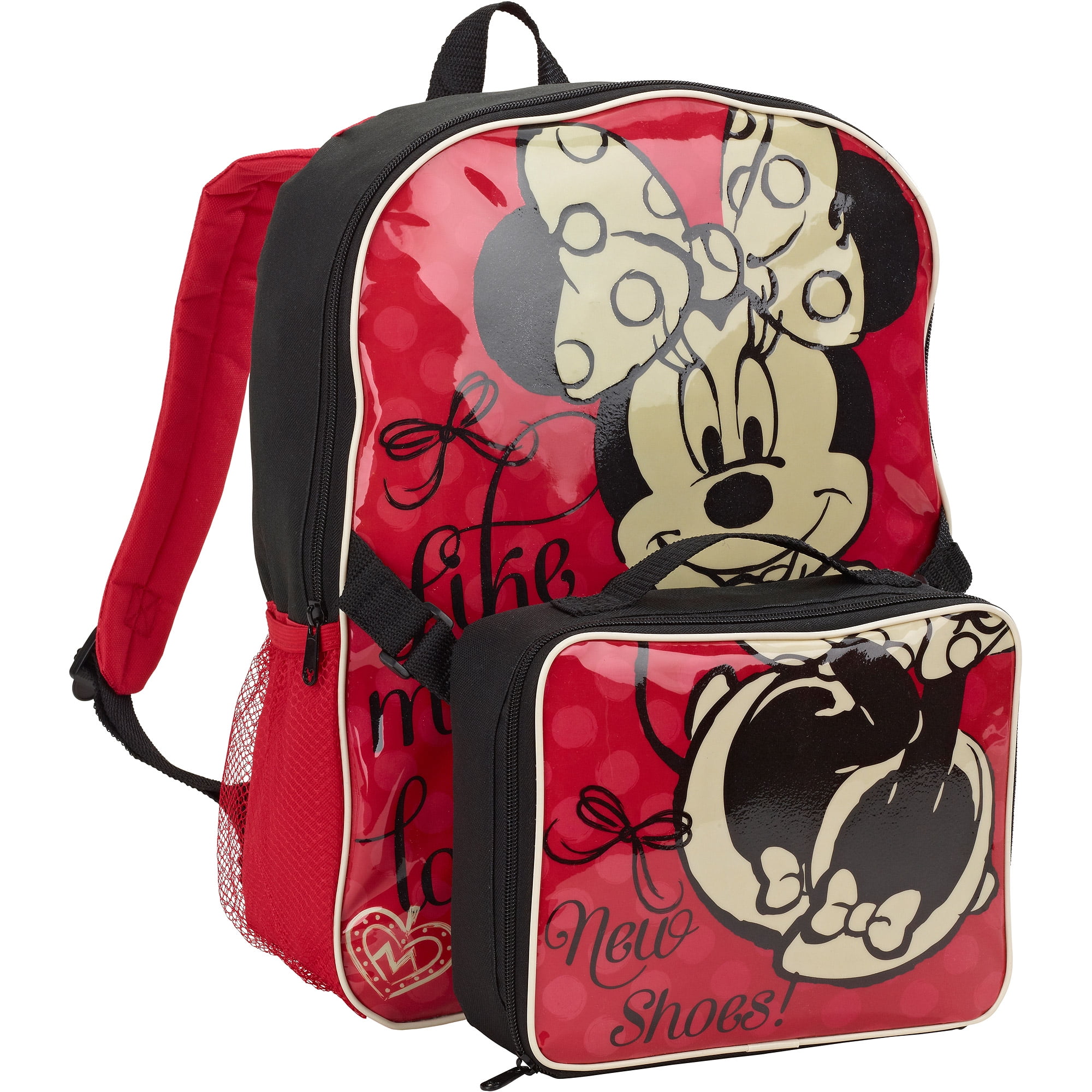 Disney Minnie Mouse 16" Backpack with Lunch Kit
