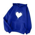 thumbnail image 4 of Dyegold Women'S Hooded Sweatshirt Online Shopping Oversized Casual Trendy Sweatshirt Teen Girls Comfy Heart Print Pullover Fleece Long Sleeve Hooded Shirts Winter Ladies Clothes Plus Size Hoodie, 4 of 4