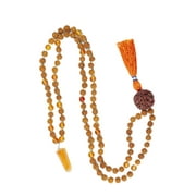 Mogul Chakra Jewelry Mala Beads Healing Reiki Carnelian Pendants With Rudraksha Necklace