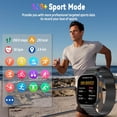 thumbnail image 3 of Reloj inteligente FILIEKEU AMOLED de 1.96 pulgadas para hombre con monitor de presión arterial IP68, 3 of 8