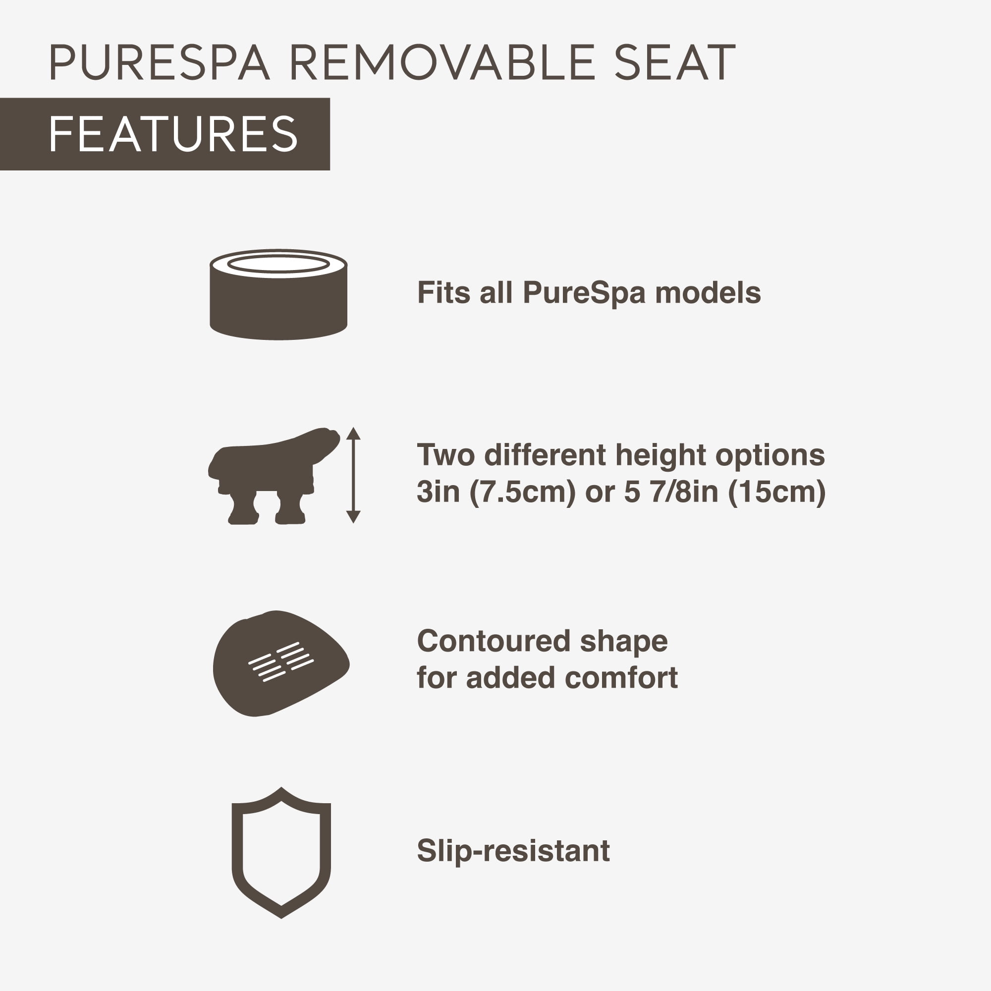Intex PureSpa Plus Inflatable Hot Tub, Maintenance Accessories & Spa Seat