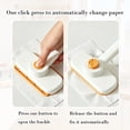 thumbnail image 2 of No-Touch Snap Grip Mini Mop - Mini Cleaning Mop Kit, One Press Disposable Wipe Holder, Compact Multi-Surface Cleaning Tool for Countertop, Bathroom, Glass & Table, 360 Degree Rotatable,Grey, 2 of 9
