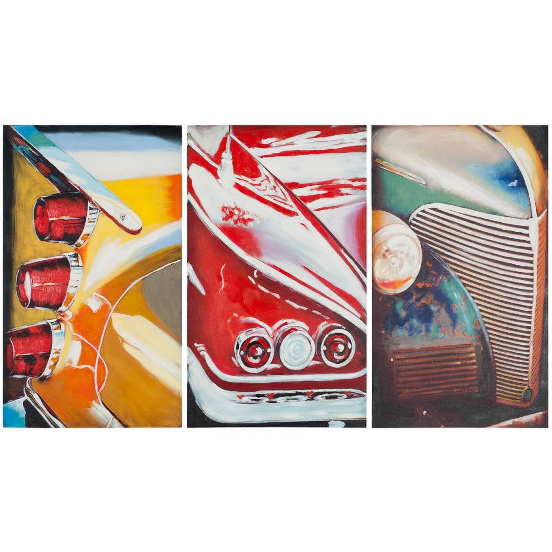 Safavieh Auto Legends Triptych Wall Art, Assorted