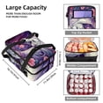 thumbnail image 3 of Unicorn Double Layered Insulated Lunch Bag with Two Compartments - Large Capacity 7.1x11.4x16.1 Inches Hand-Carry Lunch Bags for Refrigerated Meals, 3 of 6