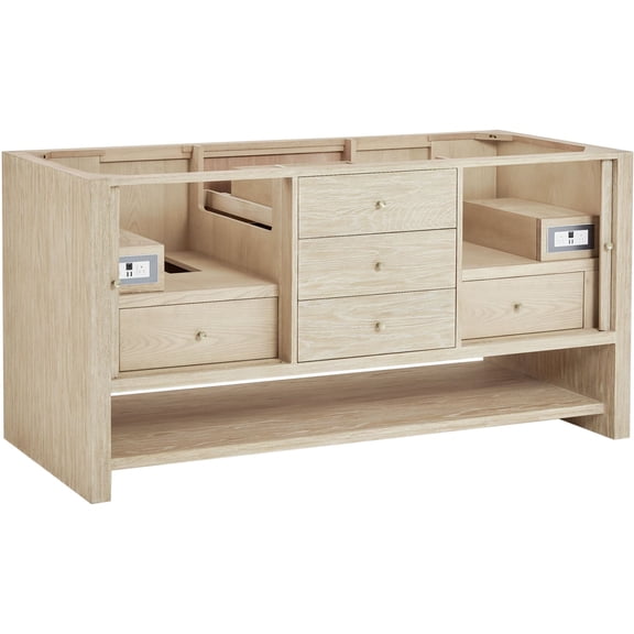 James Martin Vanities D404-V72 Marigot 72" Double Basin Wood Vanity Cabinet Only -