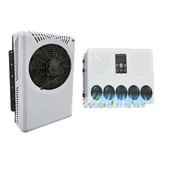 12V Car Parking Air Conditioner 10500btu Electrical Split Air AC Unit for RV Truck