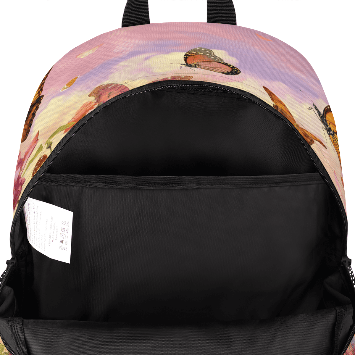 Herdesigns Flower Butterfly Laptop Backpack for Women Men, Work Computer Backpacks, 18.3 Inch Large Computer Nurse Teacher Bags Travel Casual Daypack