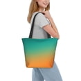 thumbnail image 2 of Disketp Orange To Teal Gradient1 for Women’s Casual Shoulder Tote Bag Cross-body Handbags for Shopping, Travel and Daily Use, 2 of 6