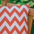thumbnail image 6 of Noble House Marisol Chevron Square Throw Pillow in Orange (Set of 2), 6 of 11