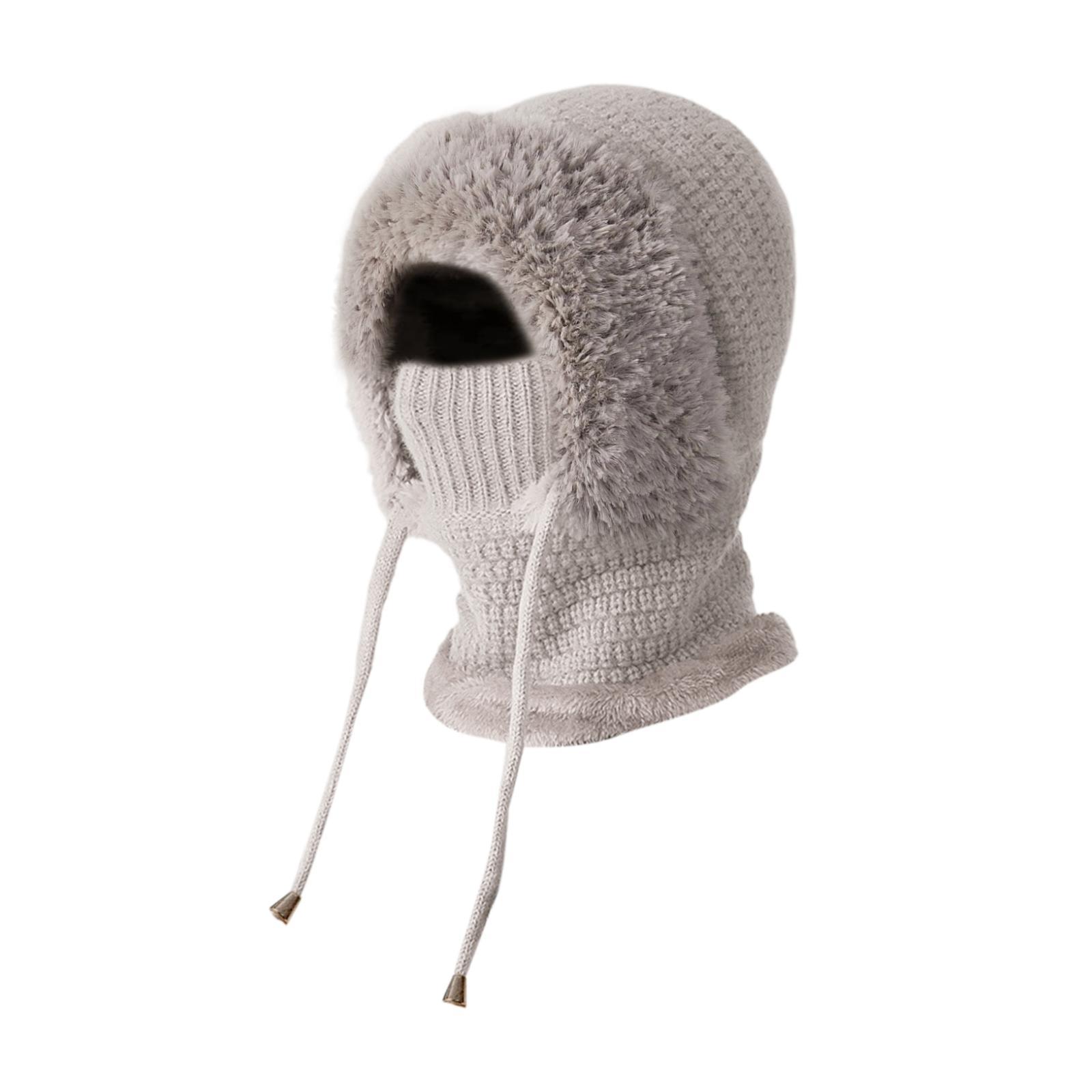 DimyFew Balaclava Ski Mask Balaclava Hood Thermal Comfortable Breathable Warm Winter Hat grey
