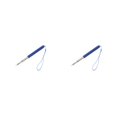 thumbnail image 3 of sweethay Punteros de pizarra electrónica, bolígrafo telescópico para profesores, festuca de enseñanza de acero inoxidable para escuela, Azul 2piezas, 3 of 6