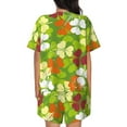 thumbnail image 3 of Kdxio St. Patrick's Day3 Print Pajamas Sets for Women Short-Sleeved Pjs with Lounge Shorts Two Piece Sleepwear S-4XL, 3 of 8