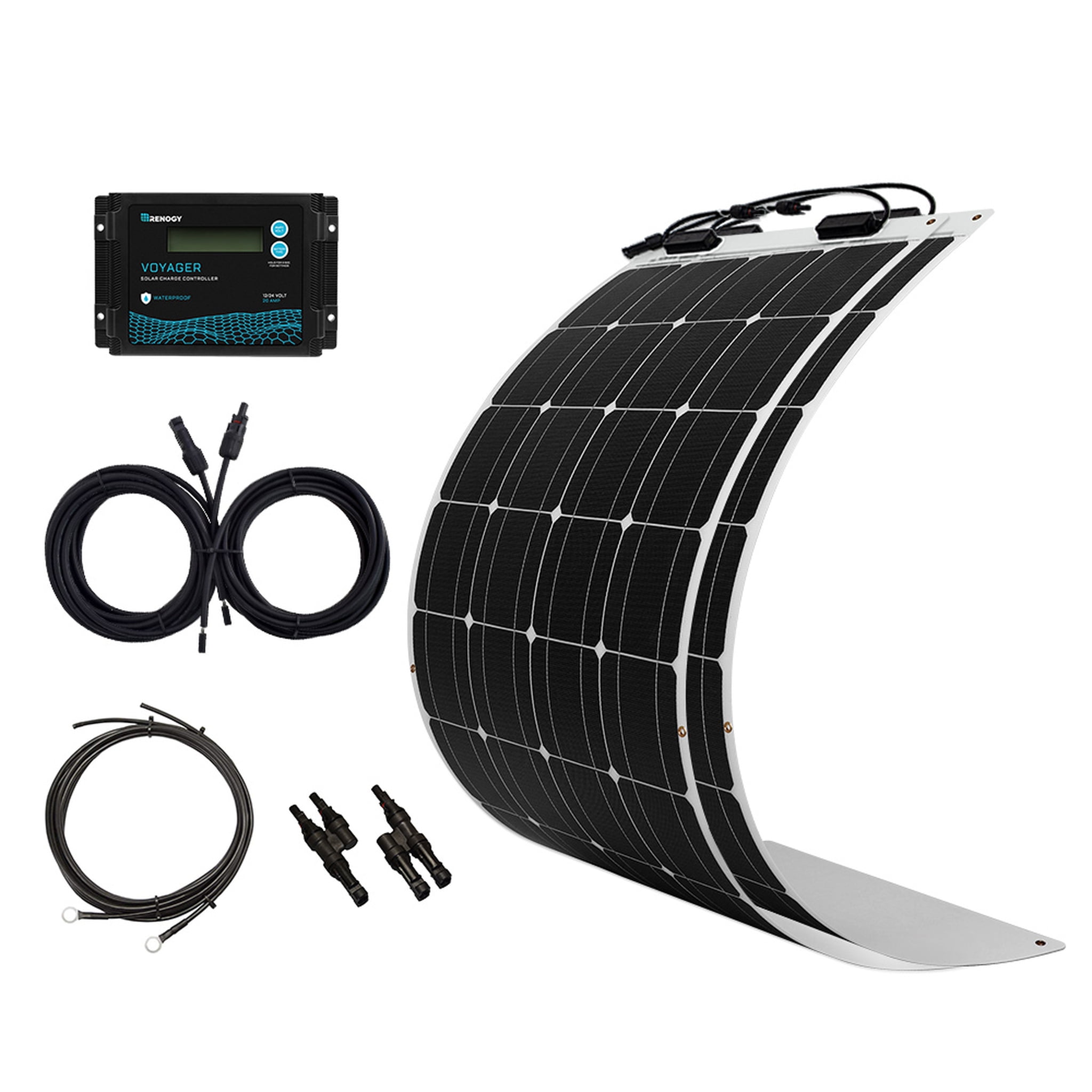 Renogy 200W Solar Flexible Kit W/ 20A Waterproof PWM Controller for Off