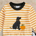 thumbnail image 5 of Yindaity Baby Boy Outfits Toddler Baby Boy Fall Winter Clothes Graphic Long Sleeve Sweatshirt Pullover Tops + Joggers Pants Outfit Set 18 Month Boy Clothes(Black,2-3 Years), 5 of 6