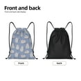 thumbnail image 2 of Yiaed Cute Fat Cat Print Drawstring Bags Drawstring Backpack Bulk String Back Pack Gym Sport Bag-Small, 2 of 5