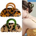 thumbnail image 3 of Hair Claw Clip Retro: 2PCS Cellulose Acetate Hair Clamp Jaw Clip Hair Accessory, 3 of 10